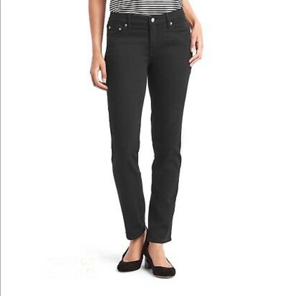 Gap 1969 Real Straight black jeans sz 29